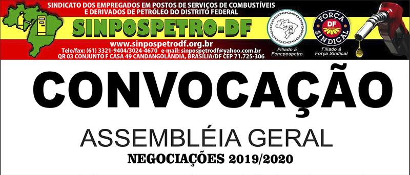 Convocação Assembleia geral  da Negociações 2019/2020