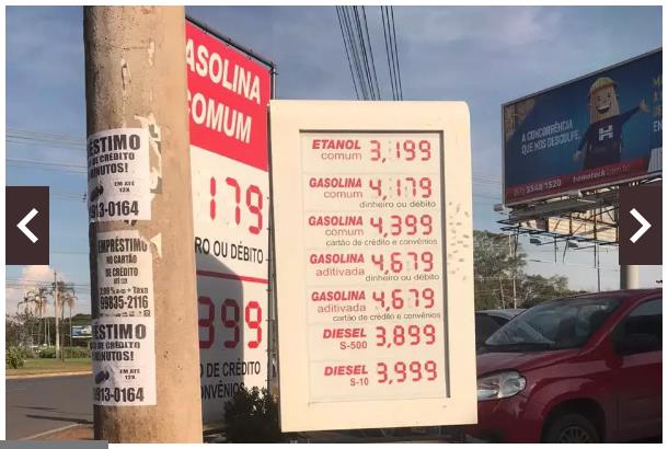 Postos do DF vendem gasolina mais cara para clientes distraídos